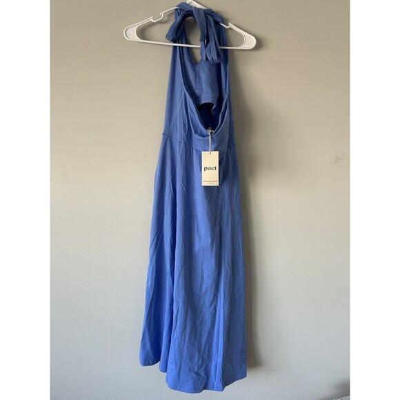 Pact Blue Midi Dress - Picture 4 of 13